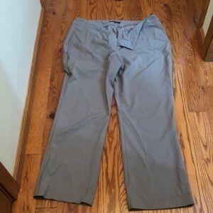 Chadwick women 18 W light gray dress pant With stretch band inside